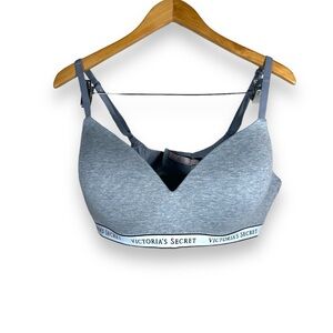 Victoria's Secret Gray Wireless Lounge Bra